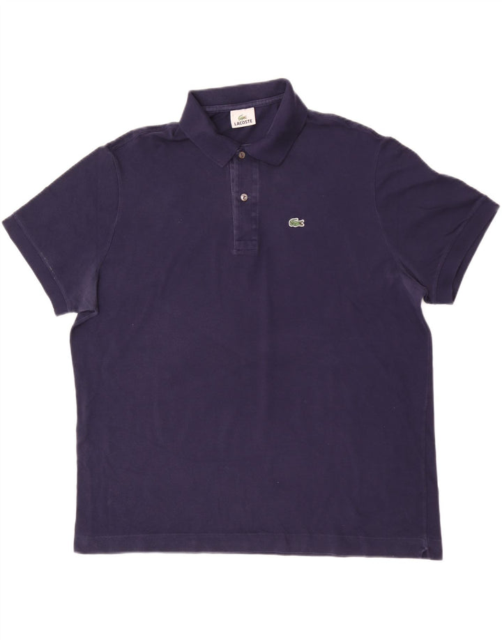 Polo da uomo Lacoste taglia 7 2XL blu navy