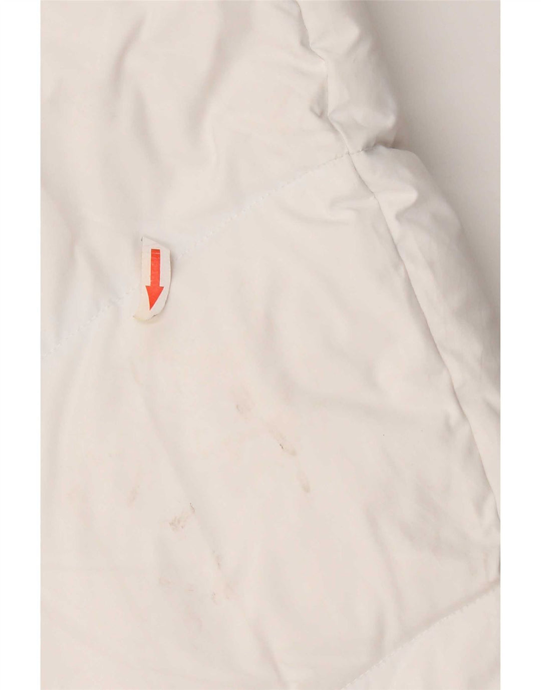 Giacca imbottita con cappuccio da uomo Tommy Hilfiger UK 38 poliestere bianco medio