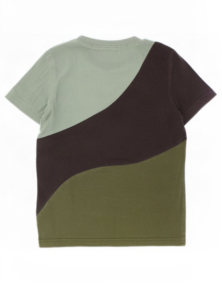 T-shirt grafica Puma da ragazzo, 7-8 anni, colore verde block