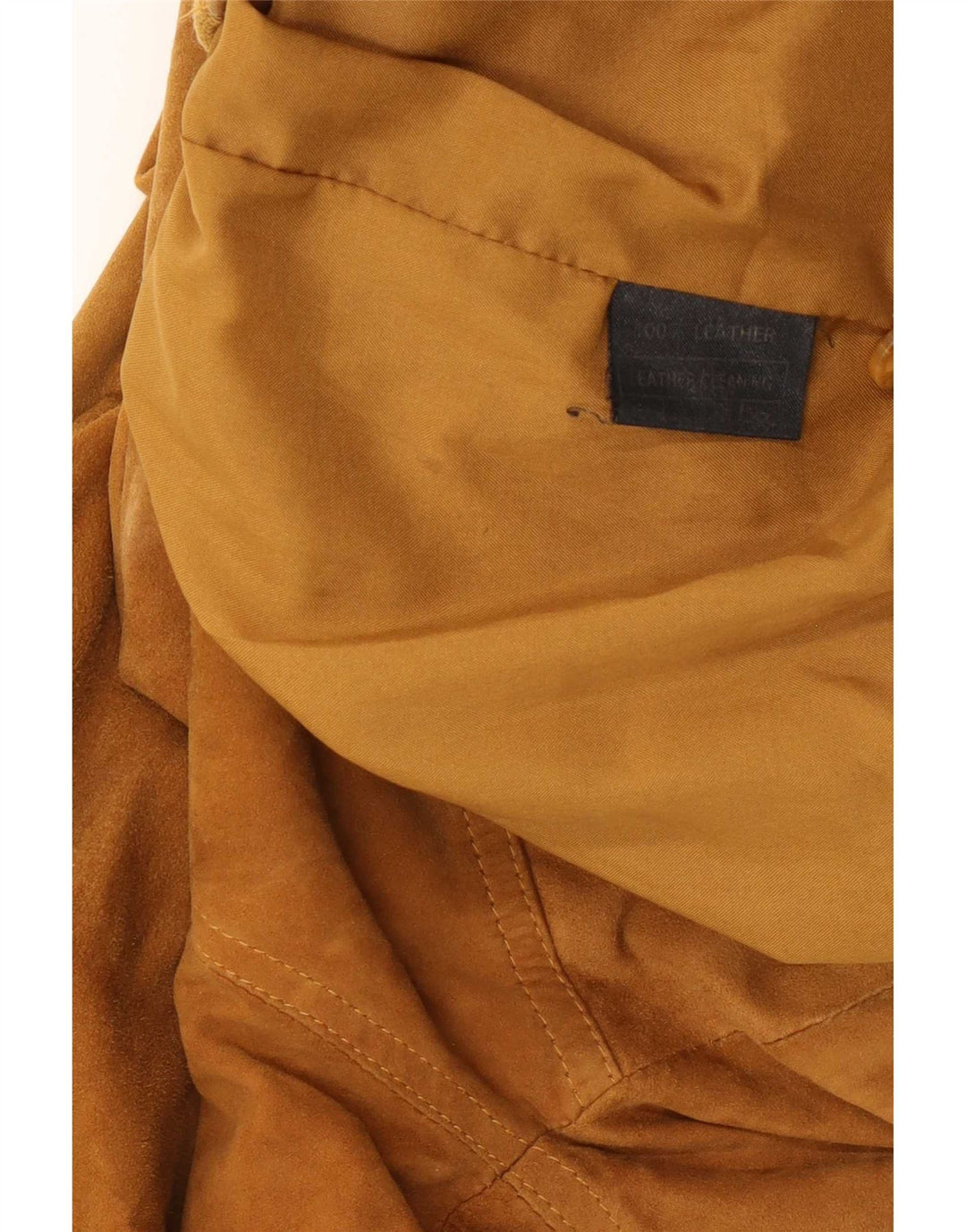 Giubbotto bomber vintage in pelle scamosciata da uomo IT 52 XL in pelle marrone Classico