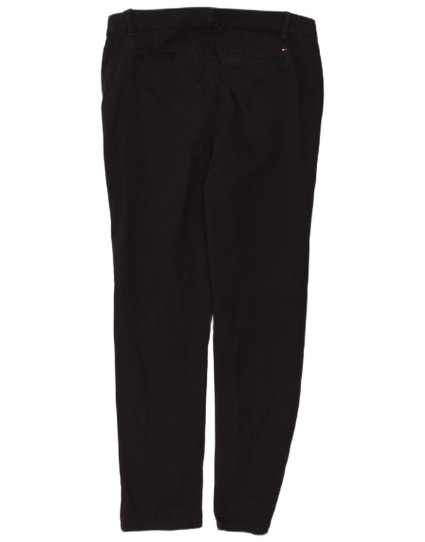 Pantaloni chino skinny da donna Tommy Hilfiger US 6 medi W32 L29 neri