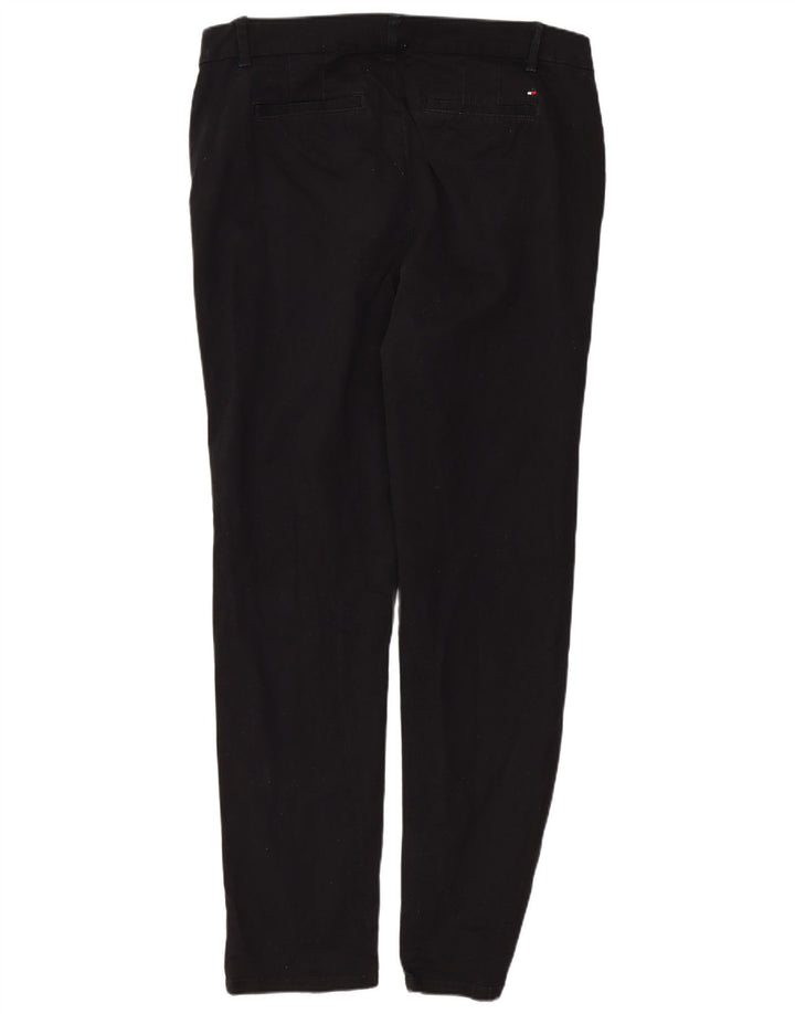 Pantaloni chino skinny da donna Tommy Hilfiger US 6 medi W32 L29 neri