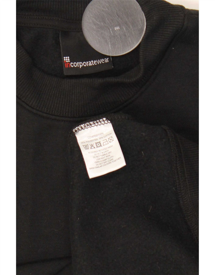 Felpa da uomo Marks & Spencer maglione medio poliestere nero