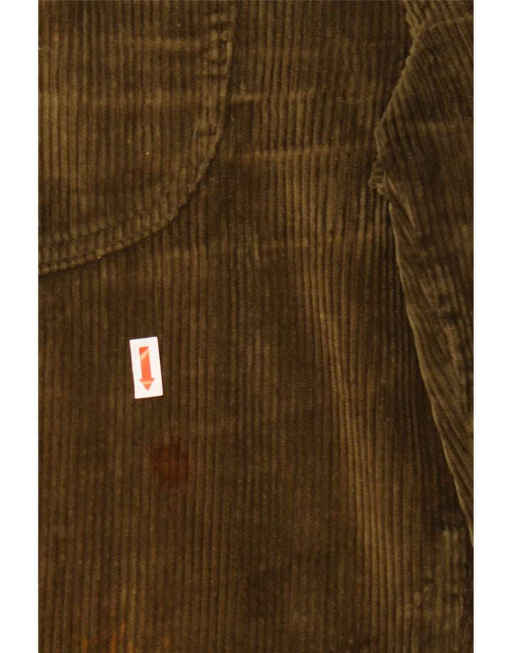 Pantaloni dritti da uomo in velluto a coste RITT W31 L29 kaki