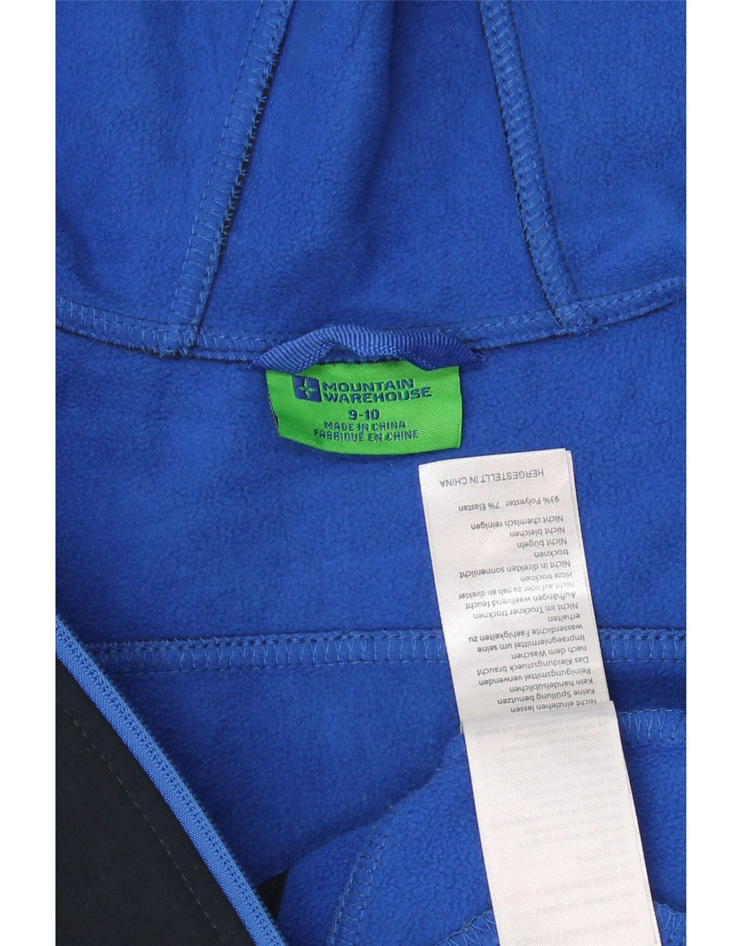 Giacca a vento da bambino Mountain Warehouse 9-10 anni in poliestere blu navy