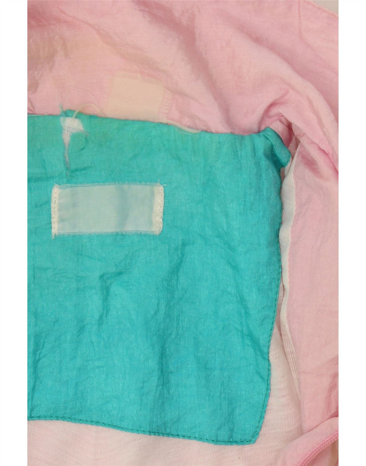 Tuta intera oversize da donna VINTAGE UK 14 Colorblock rosa medio