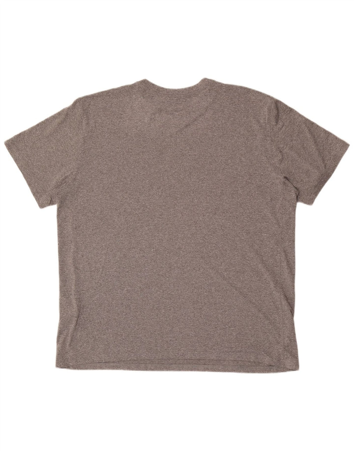 T-shirt grafica Nike Dri Fit da uomo 2XL grigia in poliestere