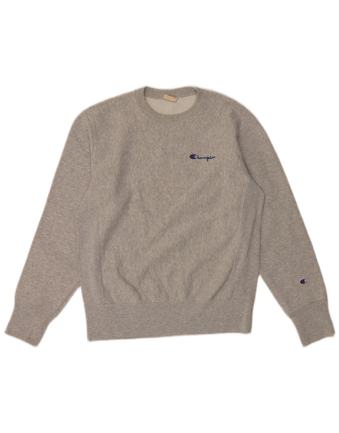Felpa da uomo Champion in cotone grigio medio