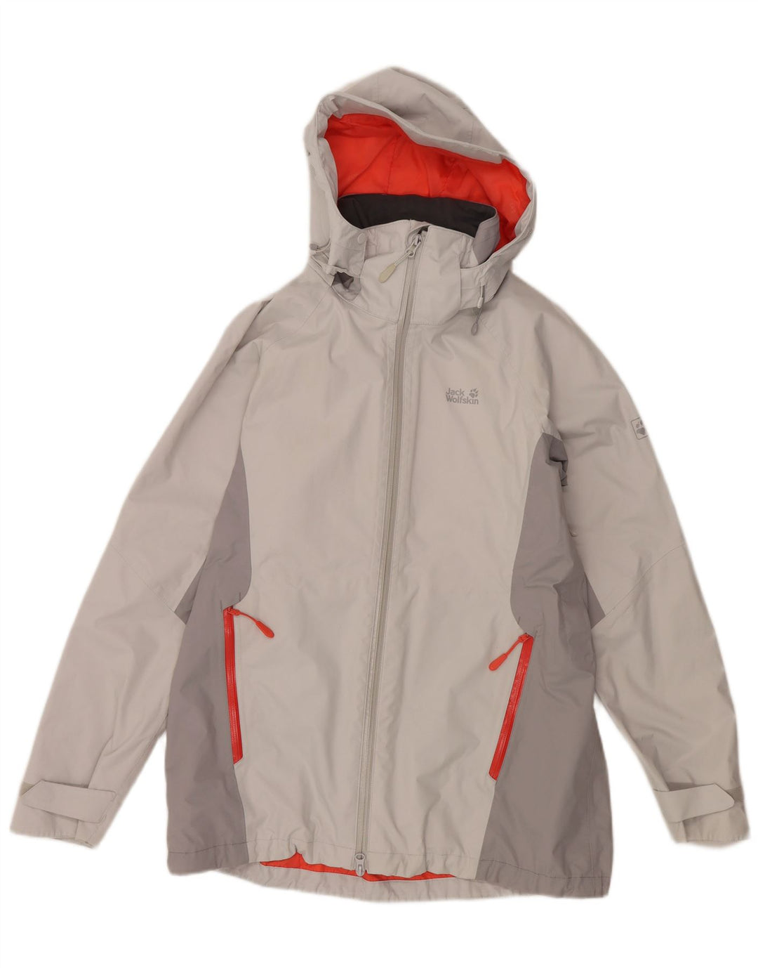 Giacca a vento da donna JACK WOLFSKIN UK 14/16 Large Grigio Colourblock