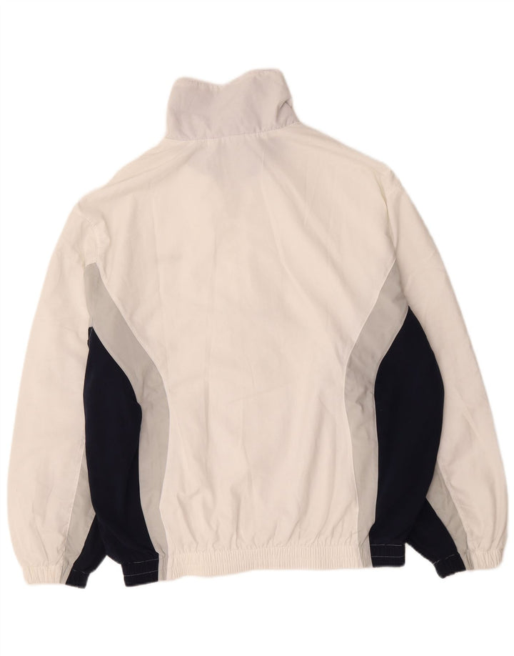 Giacca da tuta da uomo Ellesse UK 40 Poliestere color block bianco medio