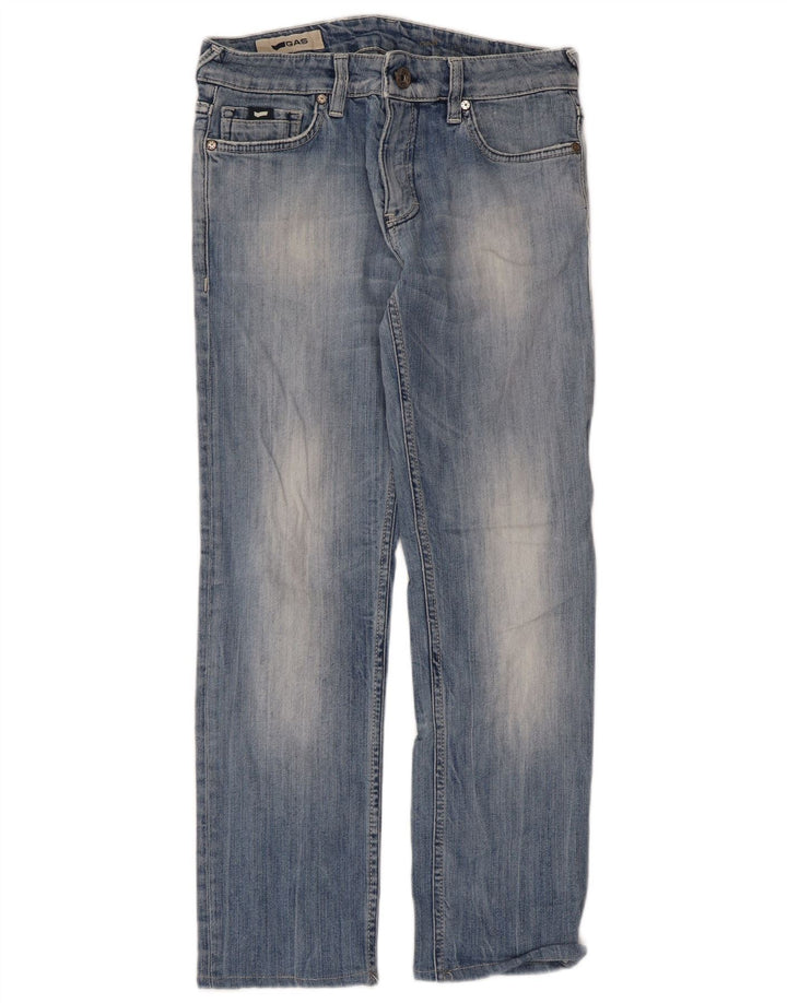 Jeans dritti da donna Gas W29 L34 cotone blu