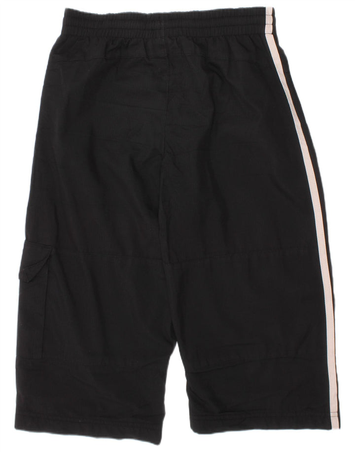 Pantaloncini sportivi Adidas Bermuda da ragazzo 9-10 anni in poliestere nero