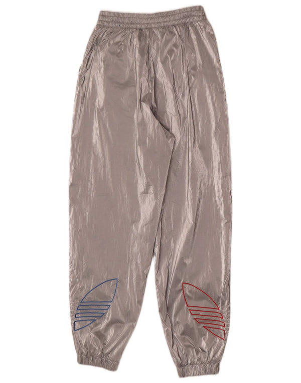 Adidas Pantaloni da tuta con grafica da donna Joggers UK 8 Small Grigio