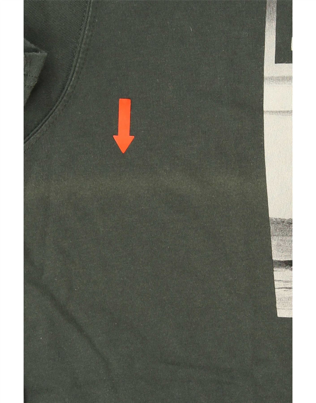 T-shirt grafica da uomo su misura Barbour Top in cotone verde medio