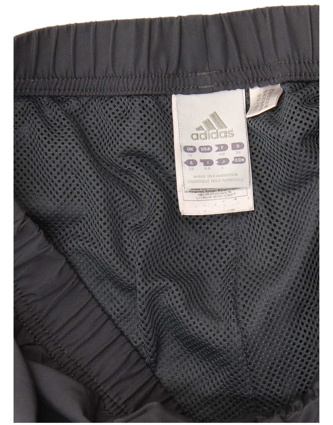Pantaloni da tuta Adidas Climalite da donna UK 12 Medium Nero Poliestere