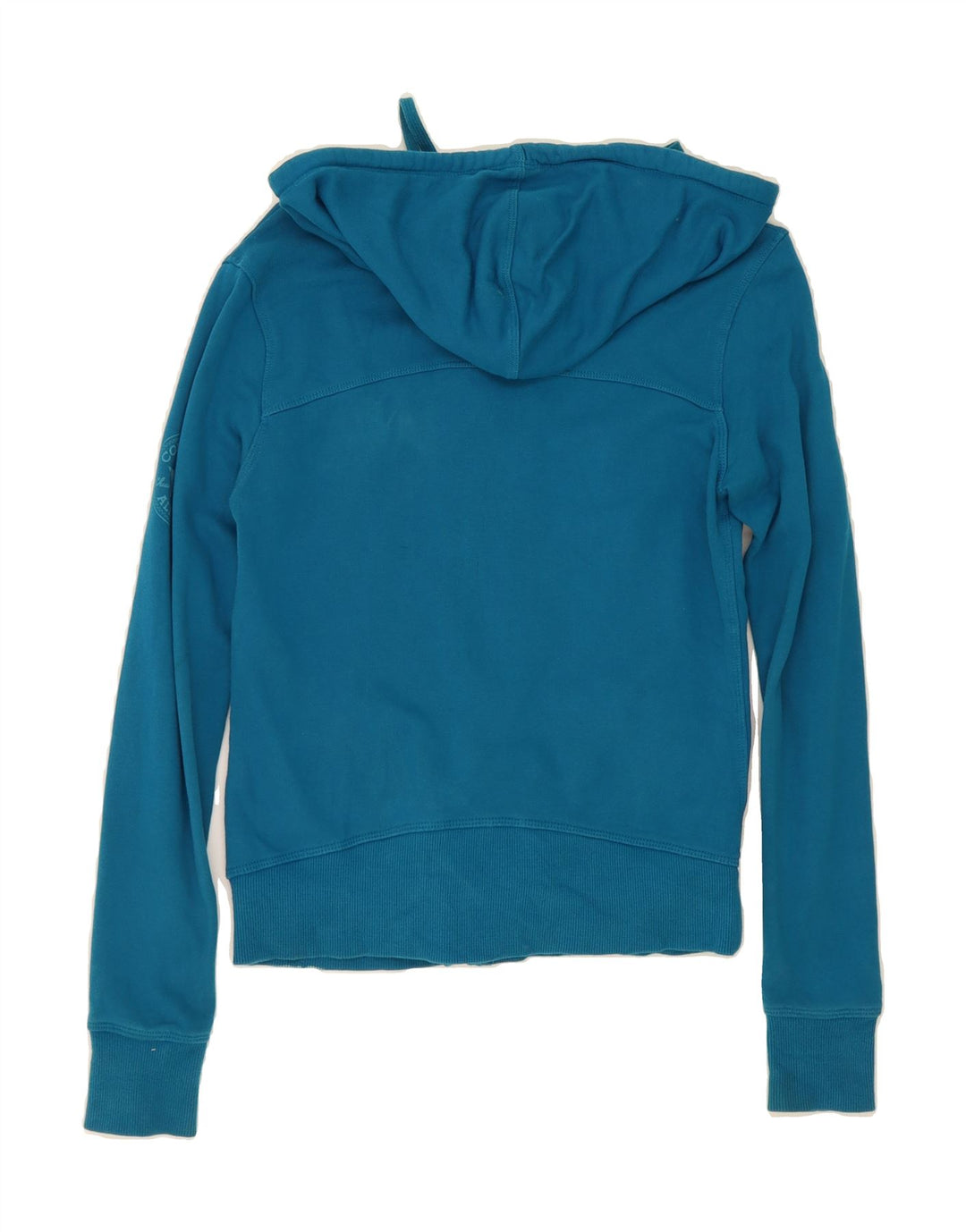 CONVERSE Womens Zip Hoodie Sweater UK 10 Small Blue Polyester Vintage Converse and Second-Hand Converse from Messina Hembry 