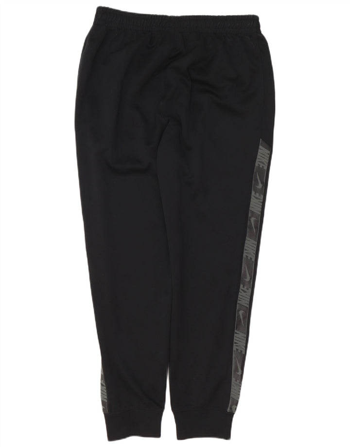 Pantaloni da tuta con grafica Nike da uomo, pantaloni da jogging, poliestere nero medio