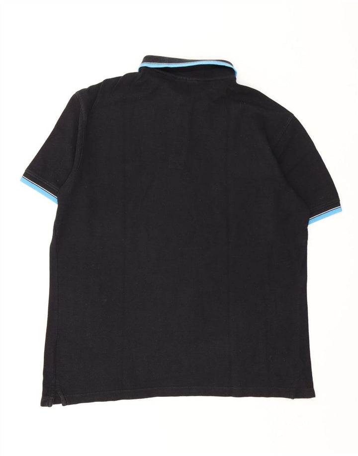 Polo da uomo Fila IT 52 Large in cotone nero