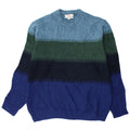 Maglione maglione girocollo da uomo Marks & Spencer XL a righe multicolore