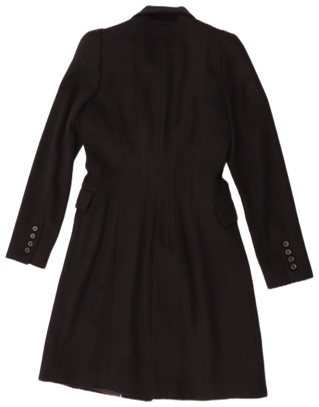 Cappotto doppiopetto da donna Zara UK 10 piccolo in lana nera