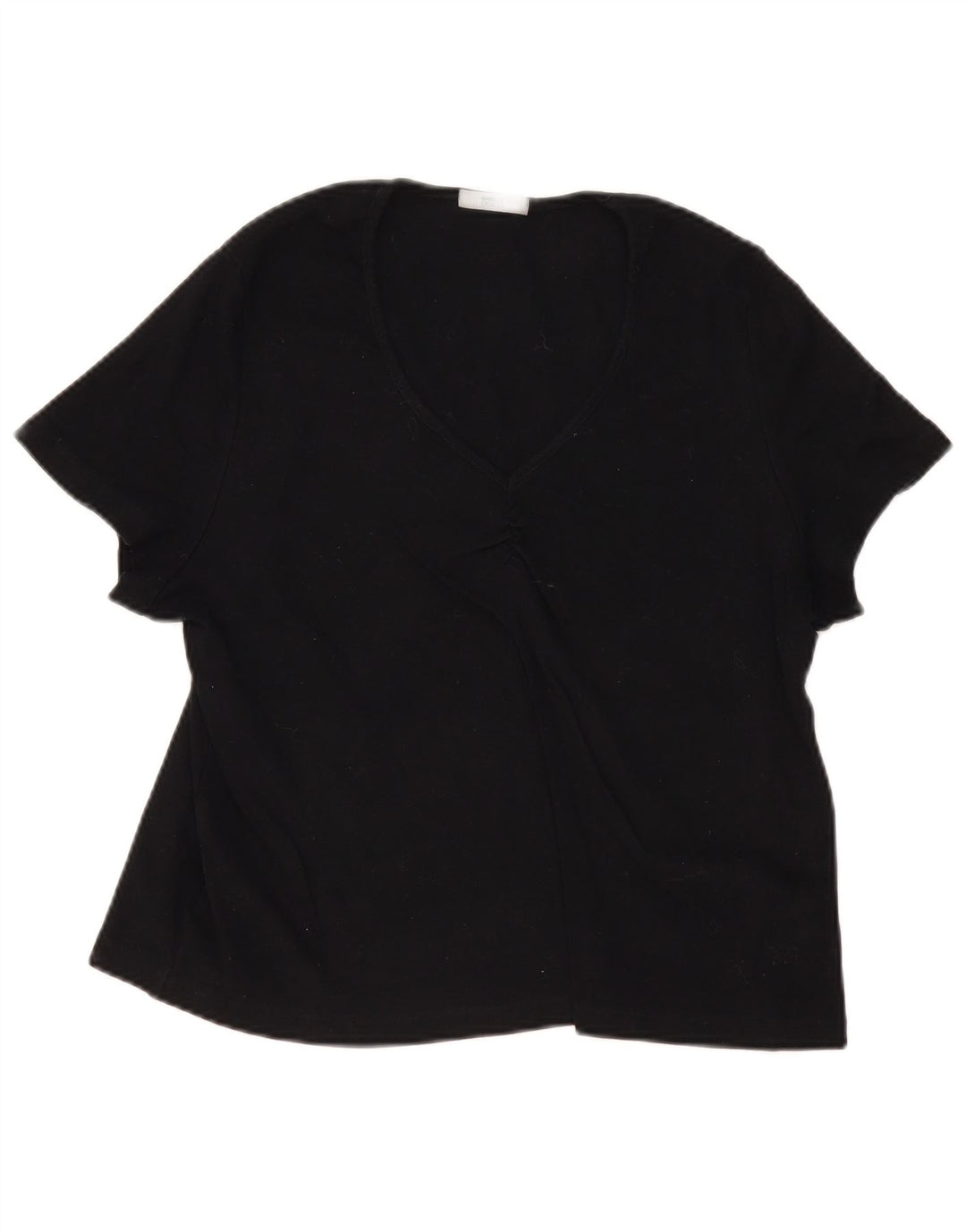 Top camicetta da donna Marks & Spencer UK 22 3XL cotone nero