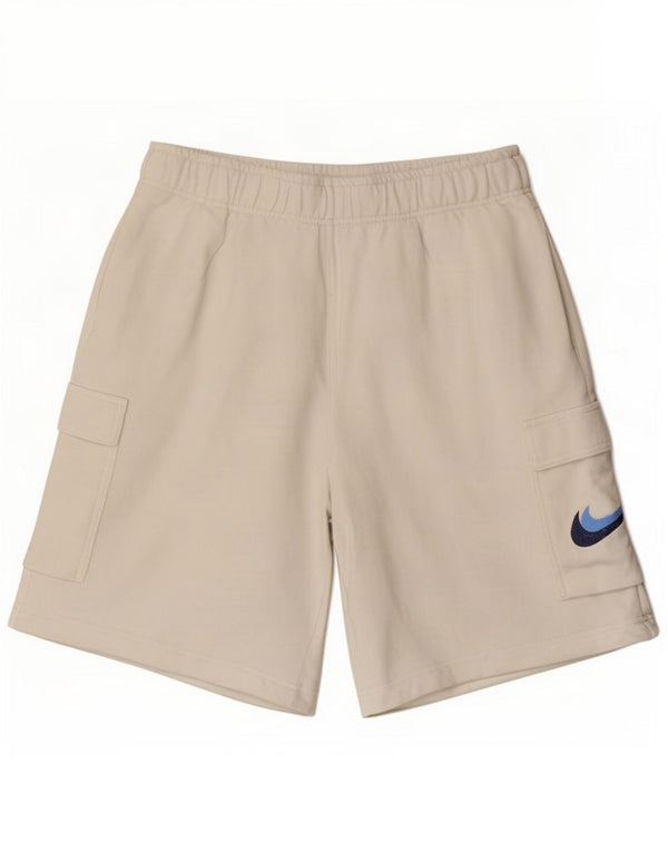 Pantaloncini sportivi cargo da uomo Nike grandi in cotone bianco