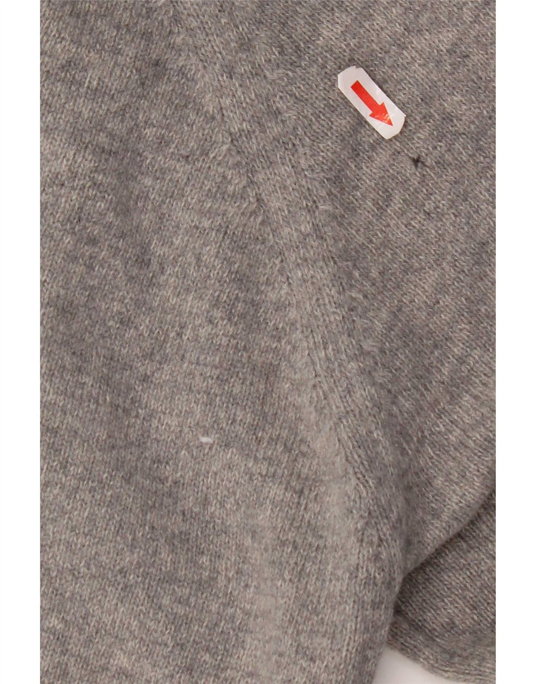 Barbour Uomo Maglione con scollo a barca Maglione grande in lana grigia