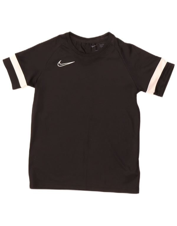 T-shirt da ragazzo Nike Dri Fit Top 12-13 anni Large Black Colourblock