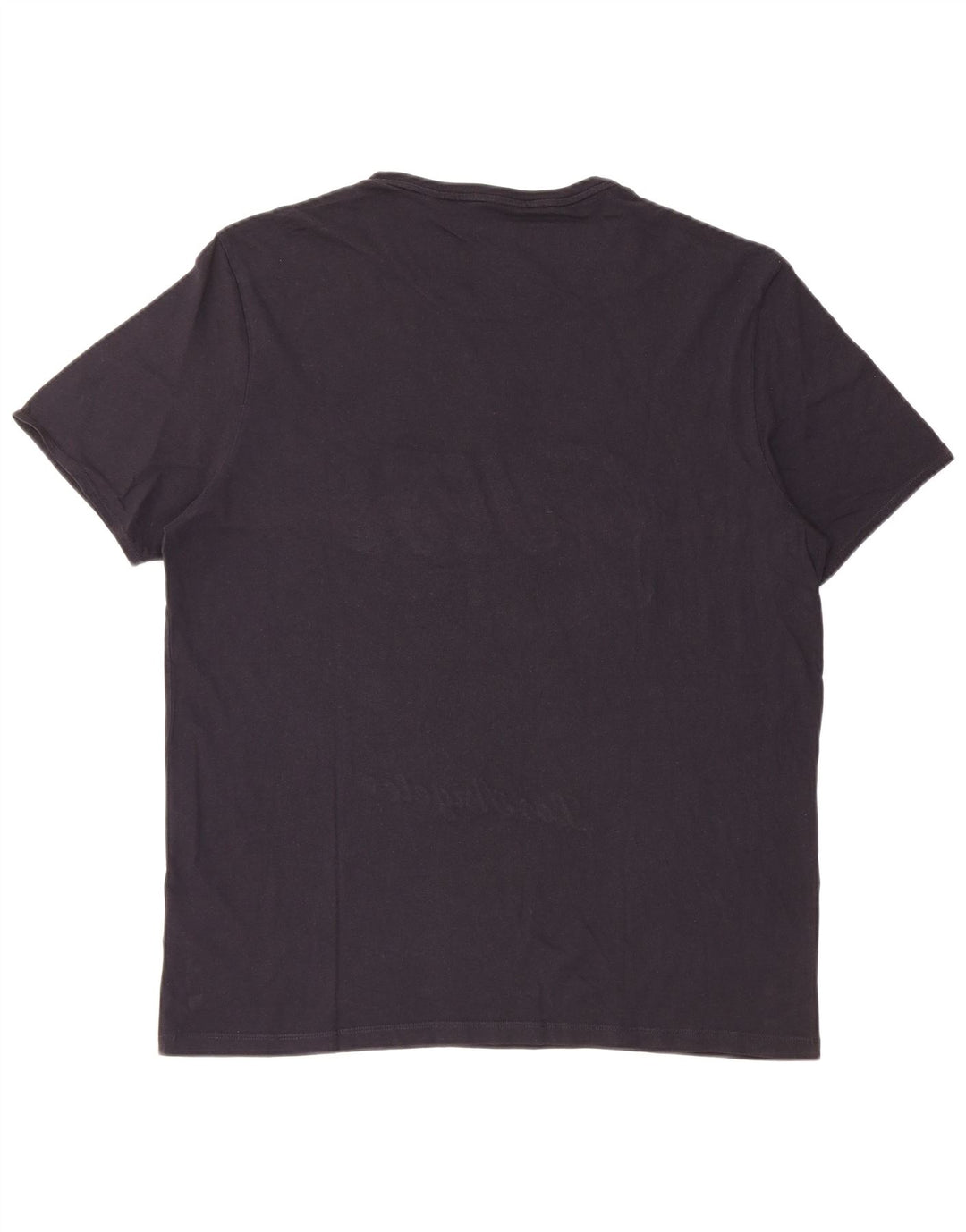 T-shirt grafica da uomo Guess Top XL in cotone blu navy