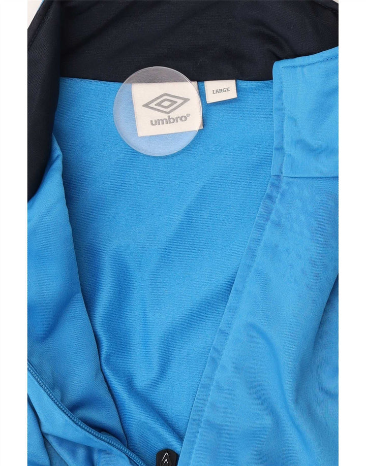 Giacca da tuta da uomo Umbro Large Blue Colourblock
