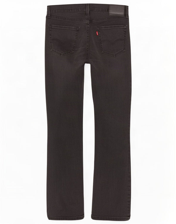 Levi's Mens 527 Bootcut Jeans W33 L34 Black Cotton