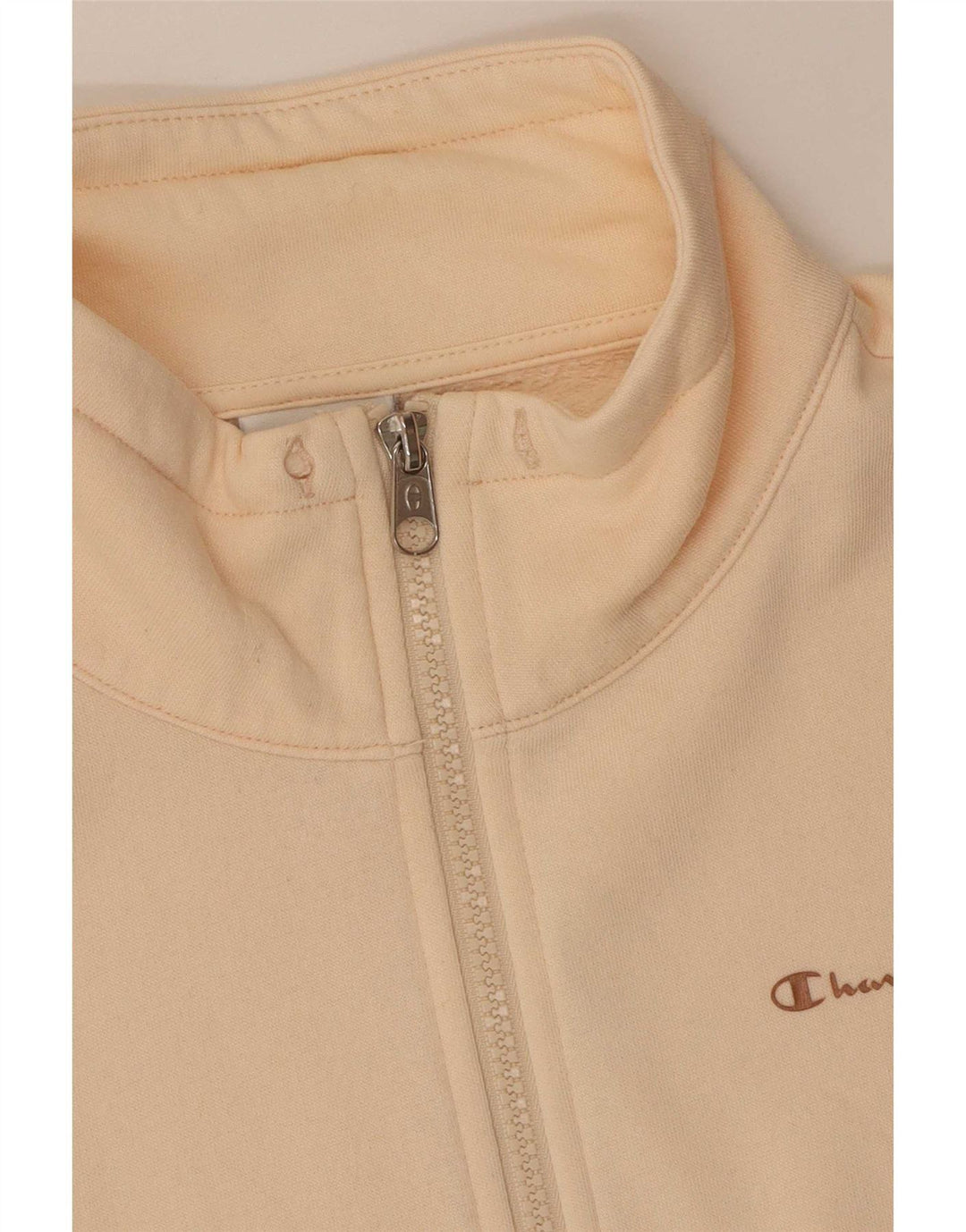 Giacca da tuta da donna Champion UK 16 grande in cotone beige