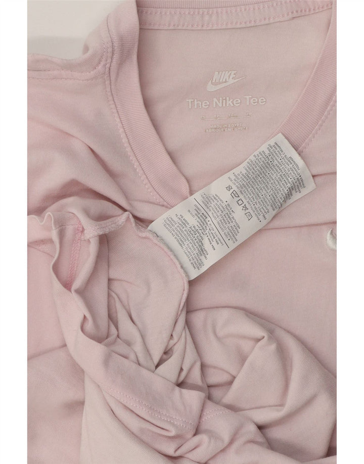 T-shirt da uomo Nike Top XS in cotone rosa