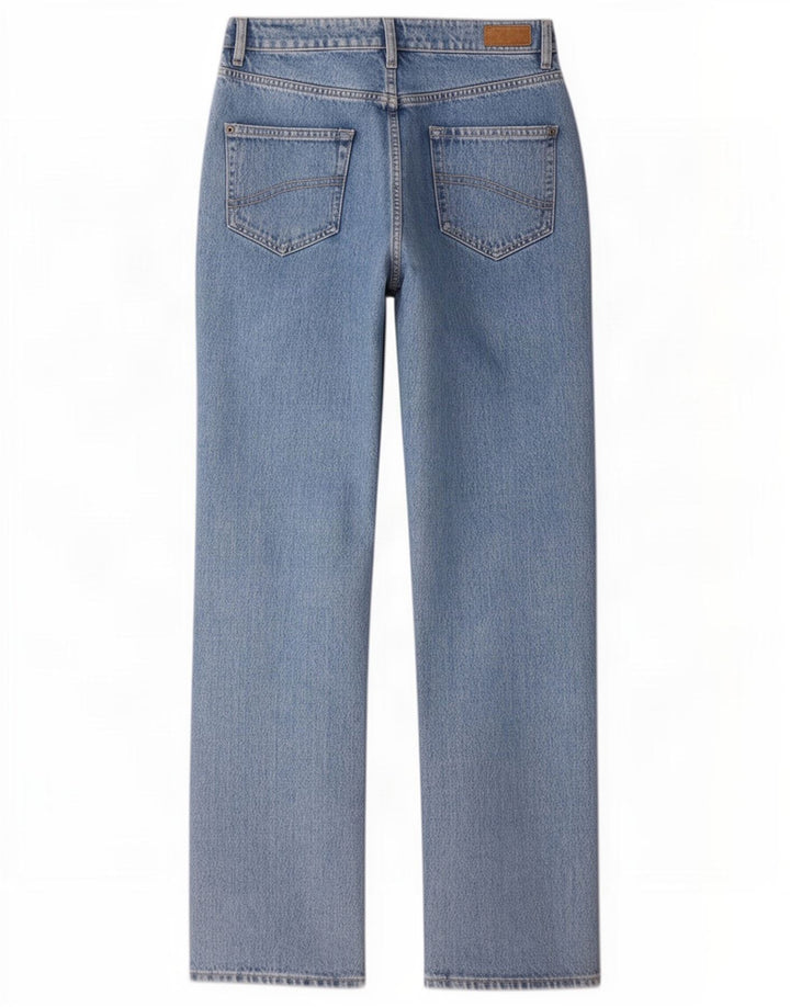 Jeans dritti effetto vissuto Sutton da donna Fat Face UK 12 medio W30 L30 blu