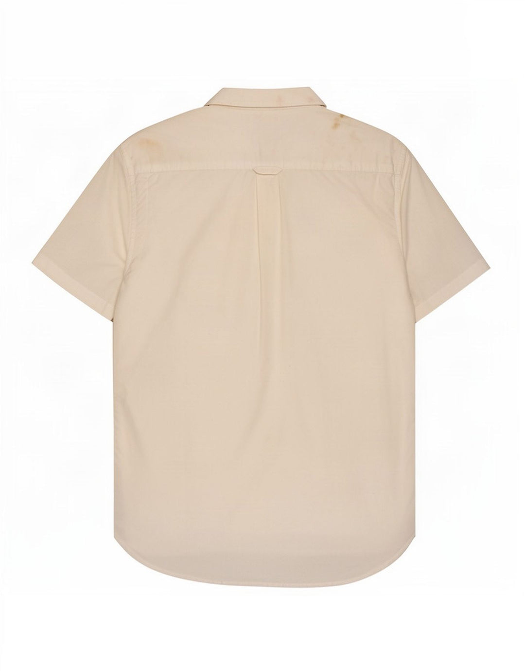 Camicia a maniche corte da uomo Superdry Large in cotone bianco