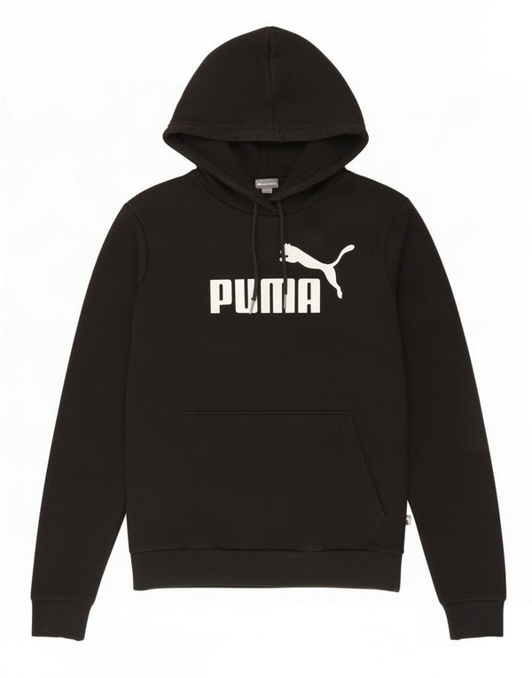 Felpa con cappuccio grafica da donna Puma UK 12 cotone medio nero