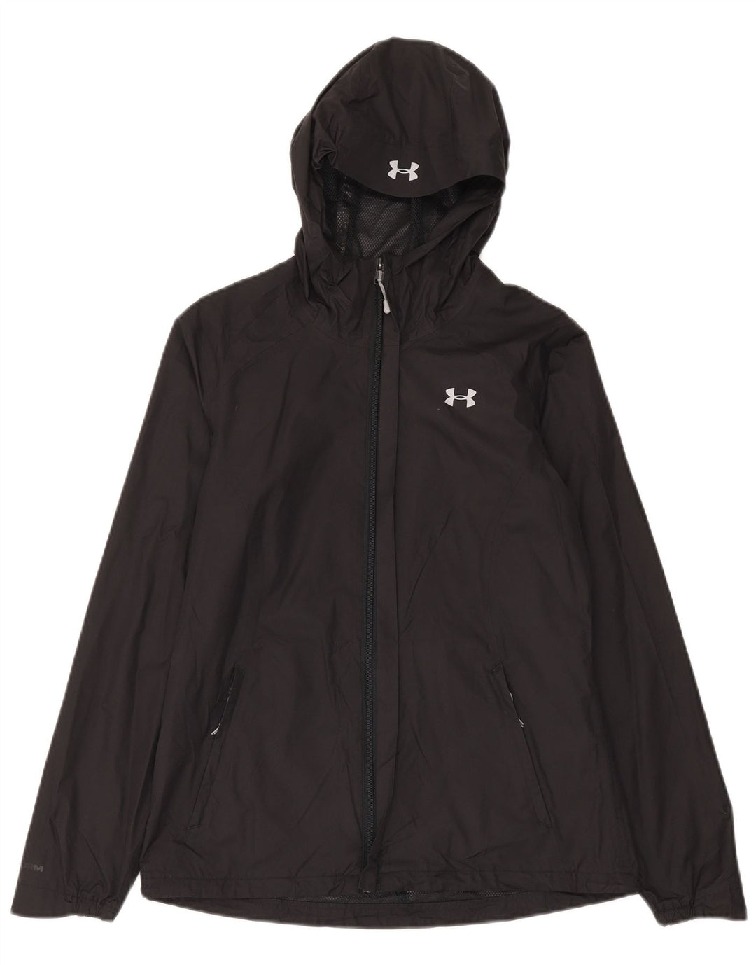 Giacca antipioggia con cappuccio da uomo Under Armour UK 36 Small Poliestere nero
