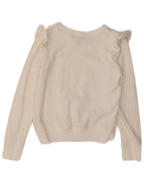 Polo Ralph Lauren Felpa per Bambina 12-13 Anni Large in Cotone Bianco