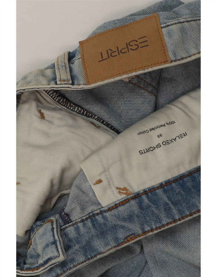 Pantaloncini di jeans da uomo Esprit W33 cotone blu medio