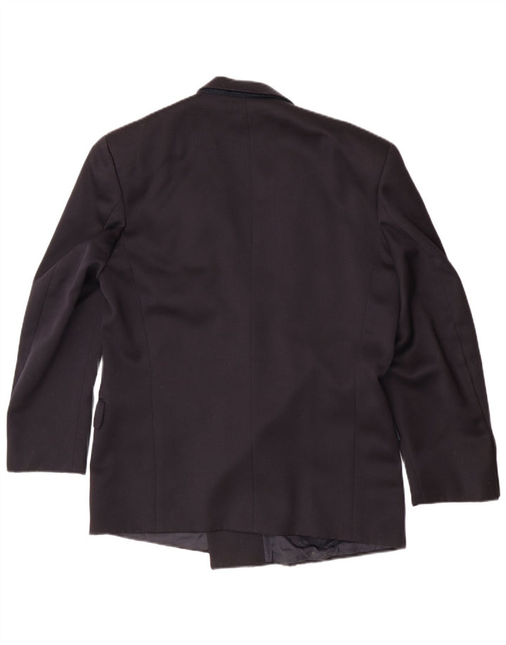 Giacca blazer doppiopetto da uomo Hugo Boss EU 48 medio blu navy