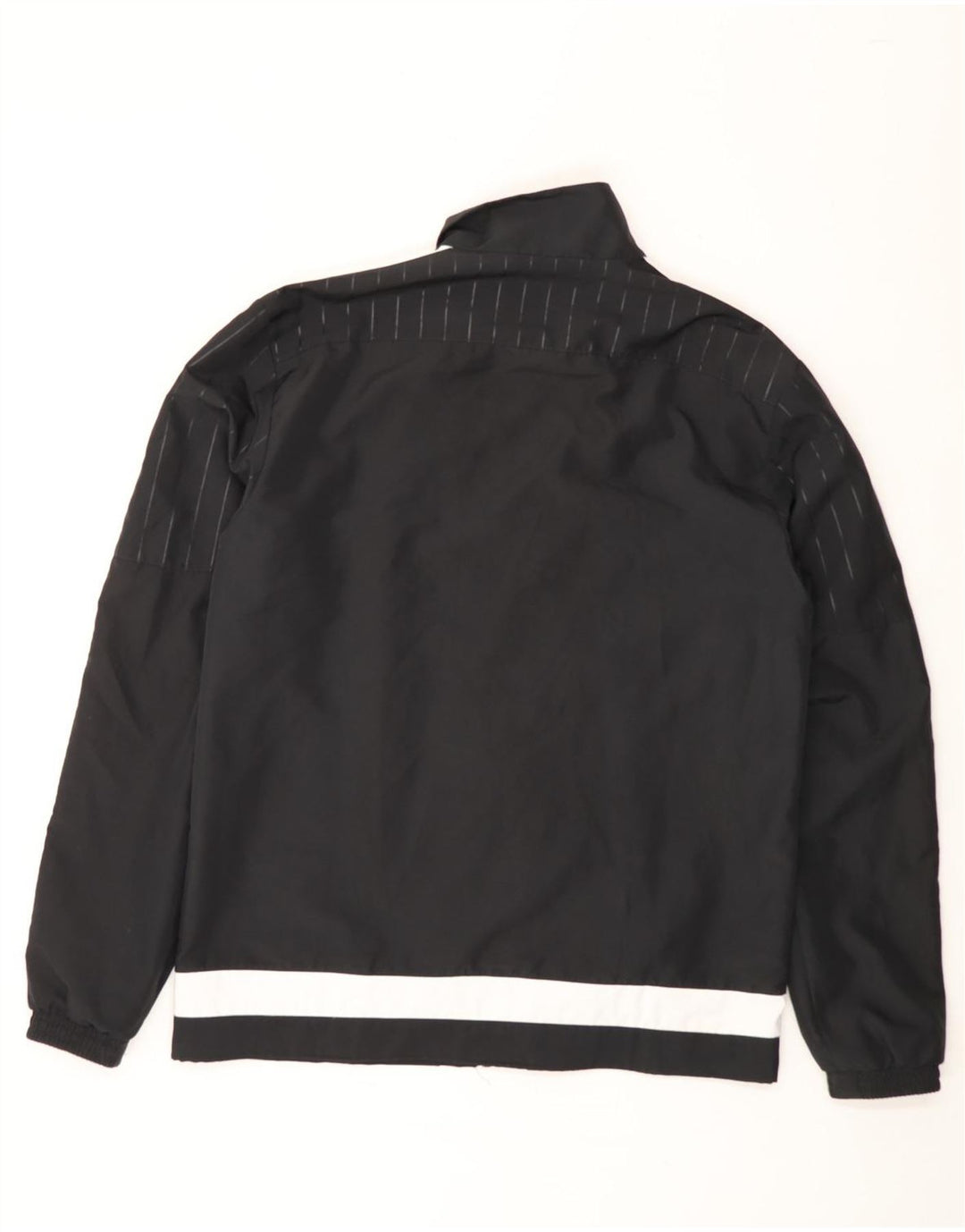Giacca da ginnastica da uomo ADIDAS piccola in poliestere color block nero