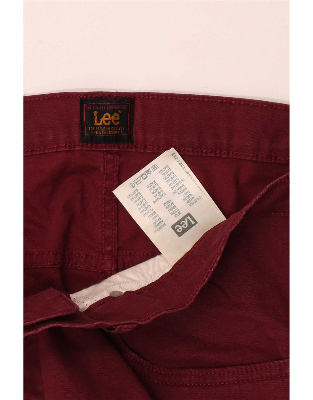 Pantaloncini casual da uomo Lee W38 XL in cotone marrone