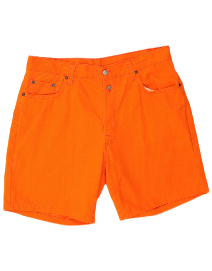 Pantaloncini casual da uomo Replay W36 Large in cotone arancione