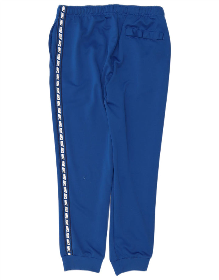 Pantaloni da tuta con grafica Nike da uomo, pantaloni da jogging, poliestere blu medio