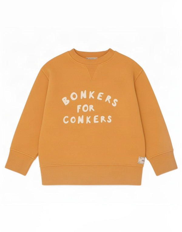 Felpa grafica per ragazzi Joules, maglione 2-3 anni, cotone giallo