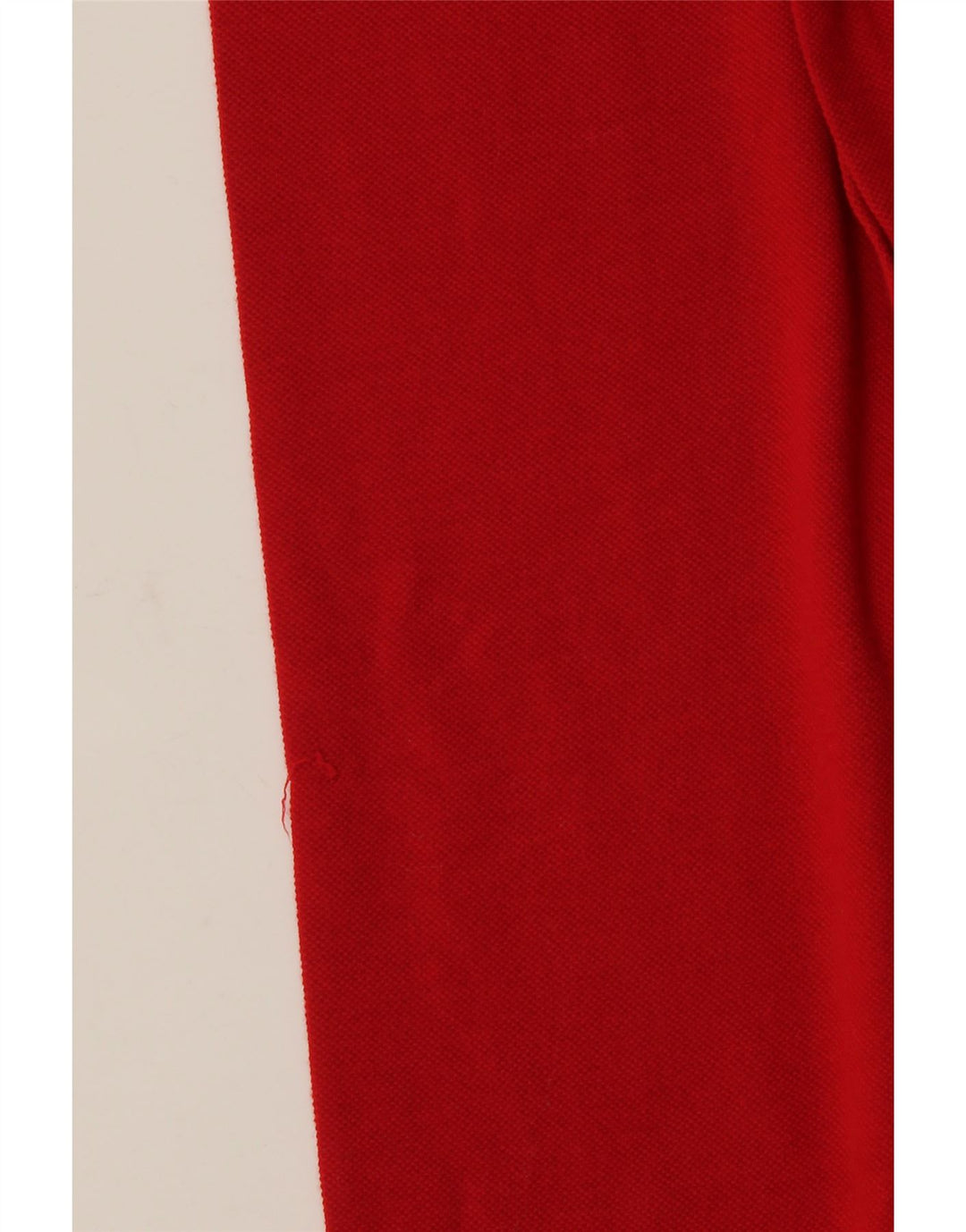 Polo da uomo a maniche lunghe Lacoste taglia 4, cotone rosso medio