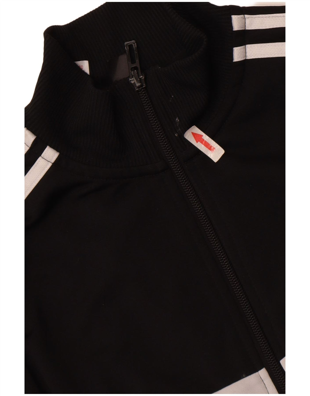 Giacca da tuta da ragazzo Adidas 13-14 anni in poliestere color block nero