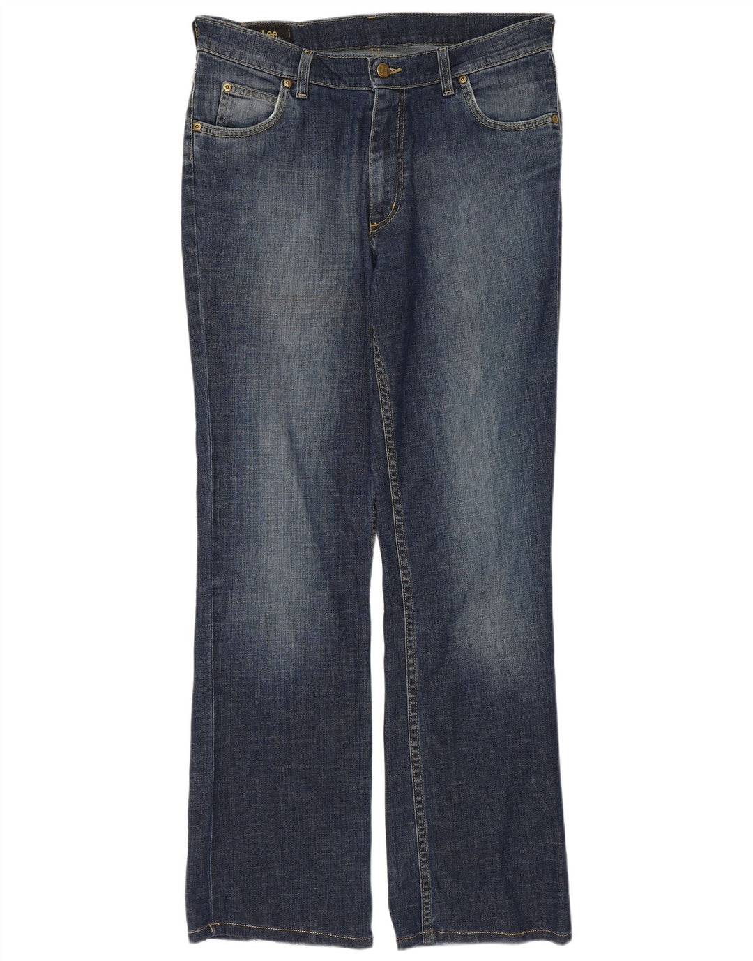 Jeans dritti da uomo REED LEE W34 L31 in cotone blu navy