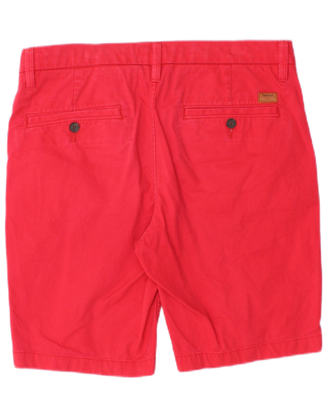 Pantaloncini chino da uomo Timberland W31 cotone rosso medio