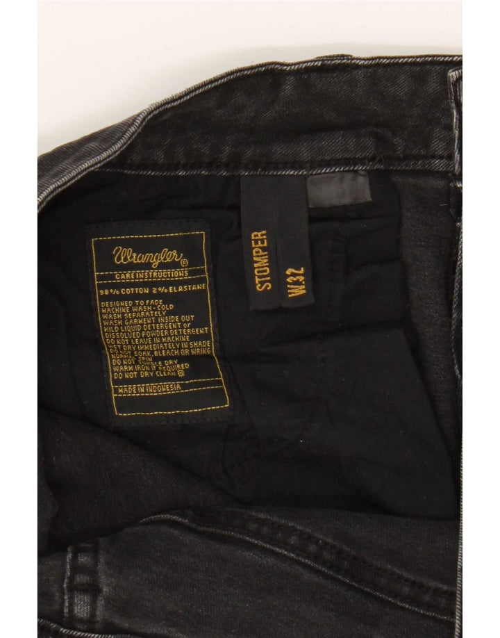 Jeans slim da uomo Wrangler Stompers W32 L30 cotone nero